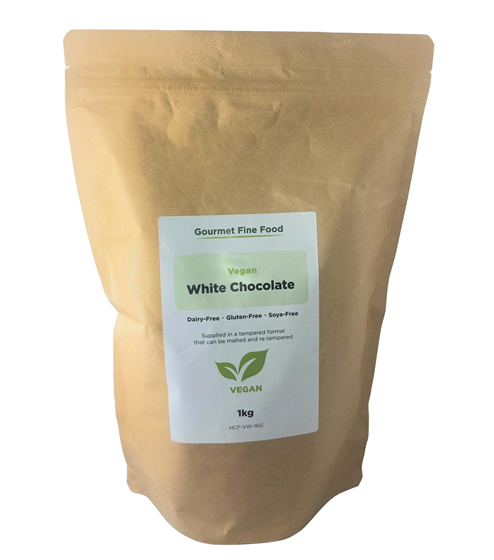 HCF Vegan White Chocolate Couverture- 1kg